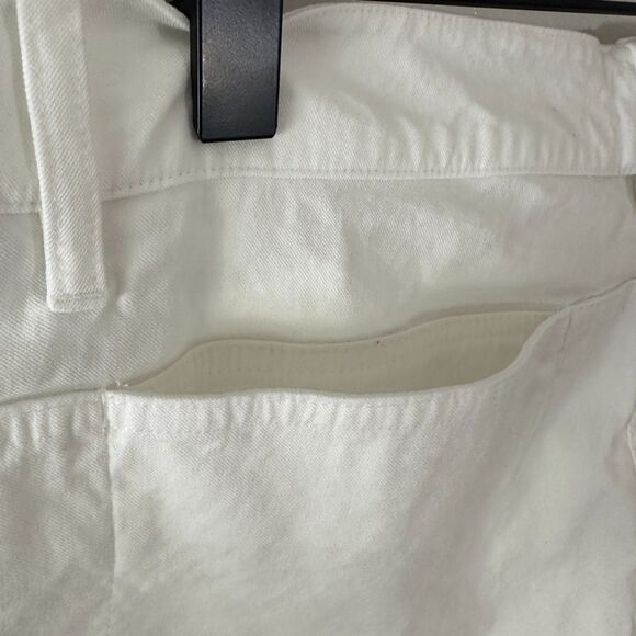 A.L.C. Womens Teddy Cropped Wide Leg Italian Fabric White Pant Size 12 Large - Picture 8 of 9